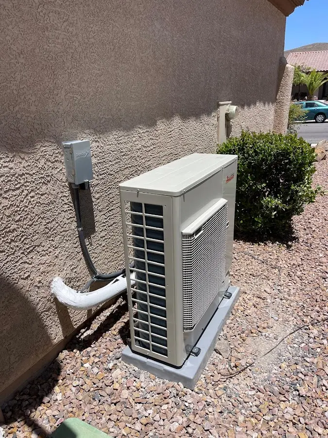 Residential air conditioning condenser unit in South Hill